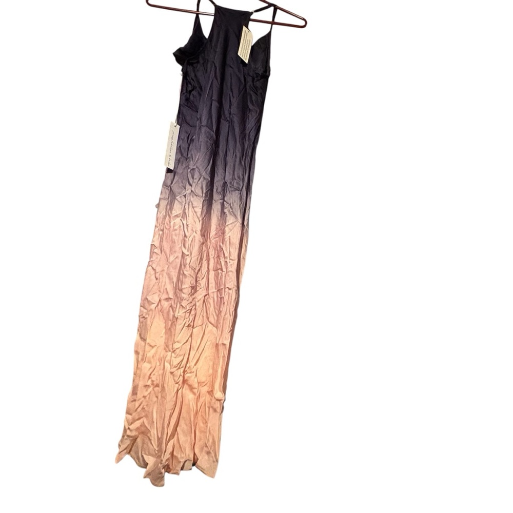 Young Fabulous & Broke Purple and Cream Gradient Midi Dress - Picture 5 of 8